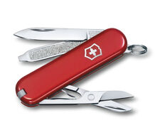  RED VICTORINOX WENGER CLASSIC SD SWISS ARMY POCKET KNIFE MULTI TOOL SCOUT TSA picture