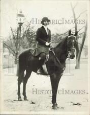 1930 Press Photo Princess Ingrid of Sweden rides horse - lry30889 picture