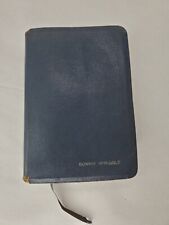 The Holy Bible King James Version 1950's The Oxford Self Pronouncing Bible Topaz picture