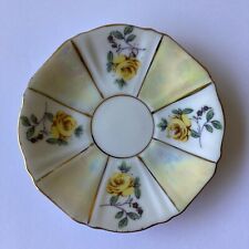 Vintage Painted Flower Plate 4.5
