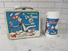 1970s World Of Dr. Suess metal lunchbox with thermos *Vintage *Rare picture