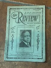 Rare AFRICAN METHODIST EPISCOPAL (A.M.E) CHURCH The REVIEW Magazine 1931 picture
