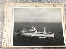 REAL release PHOTO-Military-Navy Ship-U.S.S. Estes GC 12 Boat rare 1957 picture