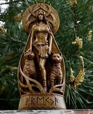 Freya Nordic Viking Pagan Goddess Resin Statue Witchcraft Idol Wicca Decor  picture