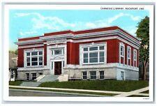 c1910's Carnegie Library Building Exterior Rockport Indiana IN Antique Postcard picture