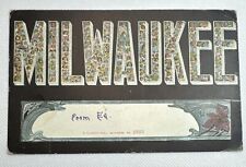 Milwaukee Vintage 1908 Postcard,  