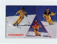 Postcard Alpine Skiing Vermont USA picture