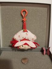 2002 TCFC Strawberry Shortcake Plush Head Clip On With Zip Notepad Rare Htf NWOT picture