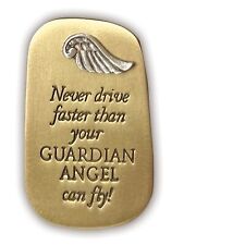 Visor Clip-Never Drive Faster Than Your Guardian Angel Can Fly picture