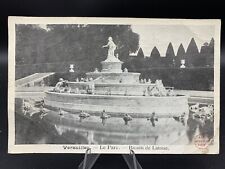 VERSAILLES PALACE, BASSIN DE LATONE - Antique French Postcard, unused picture