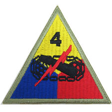 4th. Armored Division Roosevelt's Butchers - WW2 Repro US Patch Badge Uniform picture