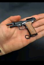 1/3 High Quality Metal Keychain Model Toy Gun Miniature Alloy Pistol picture