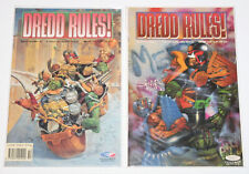 Dredd Rules #1 & 2 Set - Fleetway Comics 1992 Judge High Grade Lot Bisley Art picture