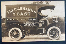 Mint USA Real Picture Postcard Advertising Fleischmanns Yeast Best Bread Truck picture