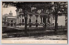 St Mary's Academy Souvenir Knights of Columbus New Haven CT Postcard June 1906 picture