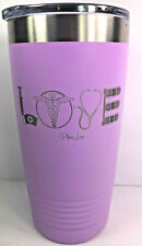 Piper Lou Insulated Stainless Steel  Drinking Cup with Lid 20oz LOVE NURSE picture