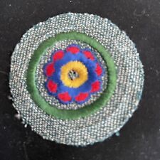 RARE VINTAGE 1947 ONLY INTERMEDIATE GIRL SCOUT DESIGN BADGE-SG WHITE THREAD picture