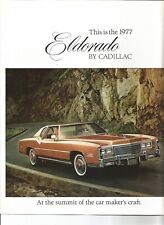 Original 1977 Cadillac Eldorado Dealer Sales Brochure, catalog  picture