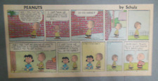 Peanuts Sunday Page by Charles Schulz from 11/4/1962 Size: ~7.5 x 15 inches picture