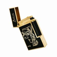 Luxury Retro  Cigarette  Bright Ping Sound  Gas Memorial DP Engraving Lighter picture