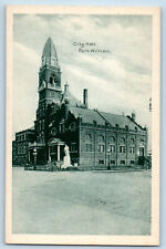 Fort William Ontario Canada Postcard City Hall c1920's Vintage Unposted picture