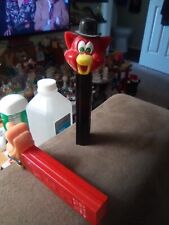 Vintage Pez Cat with Derby No feet Black Stem Made In Austria 2.620.061  picture