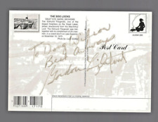 Folk Singer Gordon Lightfoot Signed Edmund Fitzgerald Post Card picture