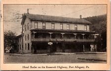 Postcard PA Port Allegany - Hotel Butler on the Roosevelt Highway picture