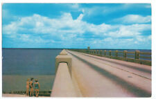 Pensacola Bay Bridge Florida FL Postcard Hwy 98 picture