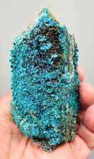 CHRYSOCOLLA BOTRYOIDAL GREEN CRYSTALS scattered on QUARTZS - PERU...CUNYARI MINE picture