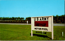 Vintage 1950s US Army 48th Transportation Group Fort Eustis Virginia VA Postcard picture
