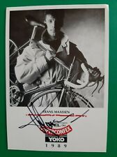 CYCLING cycling card FRANS MAASSEN team SUPERCONFEX YOKO 1989 signed  picture