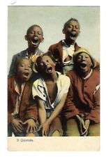 Early 1900's Photograph Co. Postcard Children with Mouths Opened Wide picture