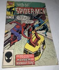 Web of Spider-Man #21 (Dec,1986) Marvel Comics Vintage Book picture