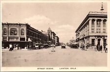 Street Scene, Lawton, Oklahoma - Postcard picture