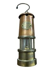 Hockley Lamp and Limelight Company Vintage Solid Brass Miners Paraffin Lamp picture