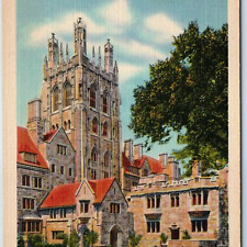 c1940s New Haven, CT Yale University Wrexham Tower Harkness Memorial Campus A210 picture