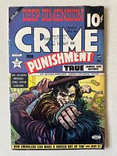Crime and Punishment #66 1954 1.8 GD- Alex Toth Gary Watson Pulp Noir Comic  picture