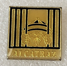 Vintage 1988 Alcatraz Prisoner Lapel Hat Pin California Travel Souvenir picture