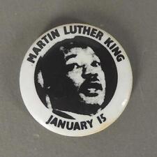 Martin Luther King January 15 Holiday Civil Rights Equal Cause Pinback Button picture