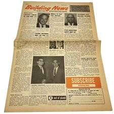 Vtg Jan 1968 BUILDING NEWS Southern California Construction Industry Newspaper picture