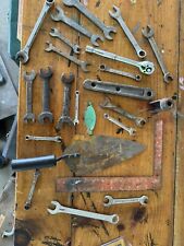 Vintage Random Tools Lot Wrenches Sockets Square Old Craftsman Badge 1950-64 picture
