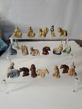 Mixed Lot Of 19 - Vintage Wade England Whimsies - Red Rose Tea Figurines Antique picture