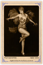 LOUISE BROOKS Ziegfeld/Film Star Vintage Photograph Reproduction Cabinet Card picture