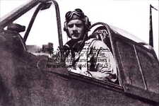 Donald McPherson Signed 4x6 Photo WWII D-Day Normandy Ace Pilot 5 Kills WW II picture