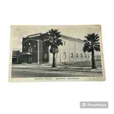 Postcard Masonic Temple Glendale California Vintage A148 picture