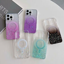 Bling Glitter Magnetic Phone Case For iPhone 11 12 13 14  Samsung S22 S23 Z Flip picture