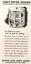 1958 PRINT AD Saks Fifth Avenue  Fornasetti Ice Bucket 6