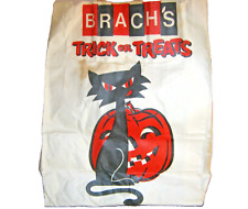 Vintage 1960s Brach’s Candy Trick or Treat Bag with “My Name Is” Label Halloween picture