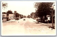 Loyal Wisconsin~South Main Street Stores~Goodyear Tires~Homes~Cars~1940 RPPC picture